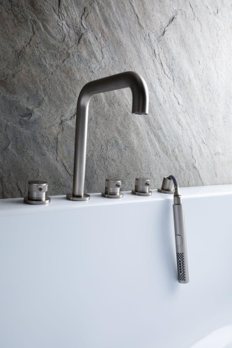 Смеситель Allen Brau Priority 5.31007-BN на борт ванны никель - фото 5