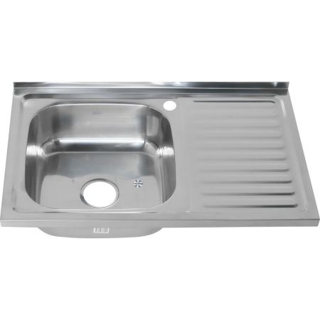 Кухонная мойка Melana 005 t L (*10) 80х50 цвет хром поверхность полированная