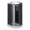 Душевая кабина Niagara Classic 35121433LBKTG 120х80 асимметричная без крыши ориентация левая