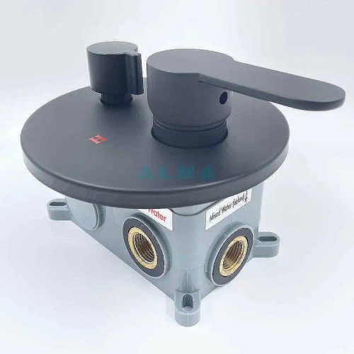 Душевая система ALMAes Marita TVZ-8833 встраиваемая цвет черный - фото 5