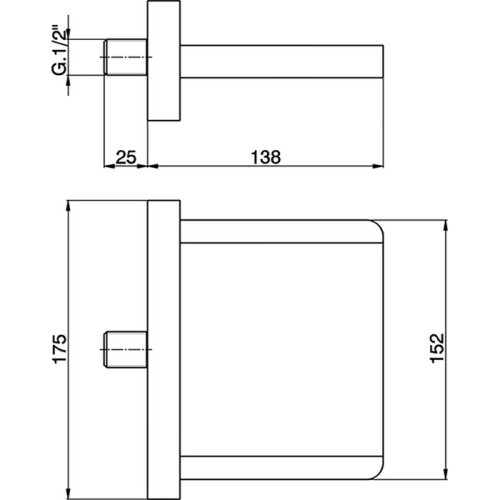 Излив для ванны Cisal ZA00219021 хром - фото 2