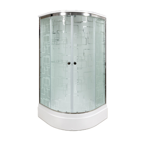 Душевая кабина AvaCan EM2780EL 80х80 четверть круга с крышей ориентация универсальная - фото 2
