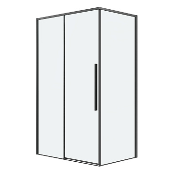 Душевой уголок Grossman Galaxy 120.K33.01.1490.42.00 140х90 стекло прозрачное профиль графит матовый без поддона