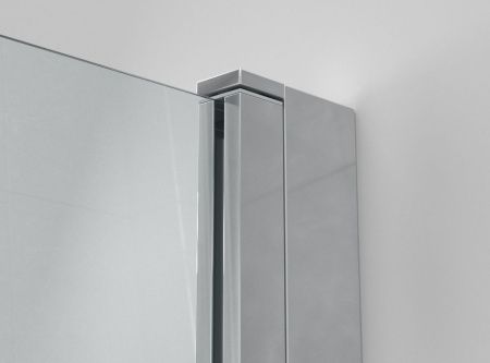 Душевой уголок Ambassador Diamond 12011106R 100х100 стекло прозрачное профиль хром без поддона