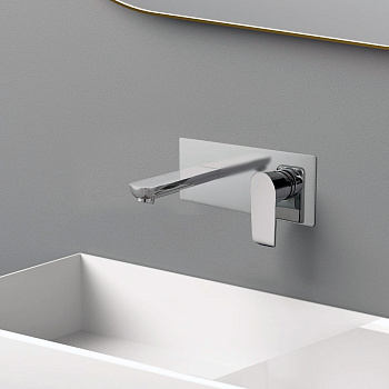 Смеситель Vincea Esse VBFW-1E1CH настенный хром