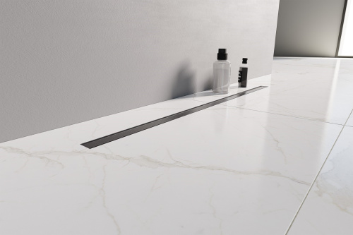 Душевой лоток New Trendy GUNMETAL BRUSHED OL-0094 напольный - фото 2