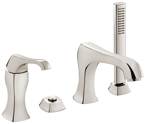 Смеситель Emmevi Ares 76120/NS на борт ванны никель