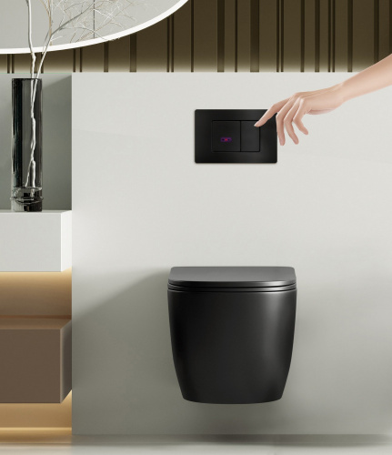 Клавиша смыва сенсорная Abber AC0122SMB цвет черный матовый - фото 2