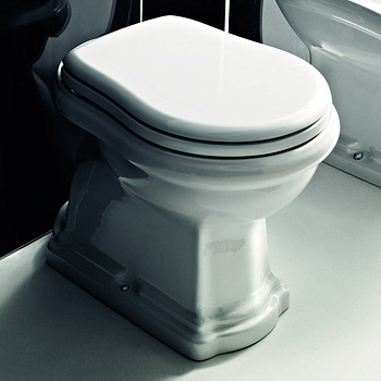 Чаша унитаза приставная Kerasan Retro 101101 цвет белый без сиденья душевой смыв