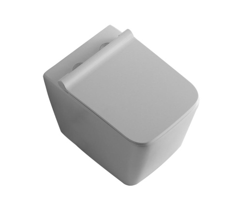 Чаша унитаза подвесная Aquanet Tavr TAVR-W цвет белый без сиденья безободковая каскадный смыв - фото 3