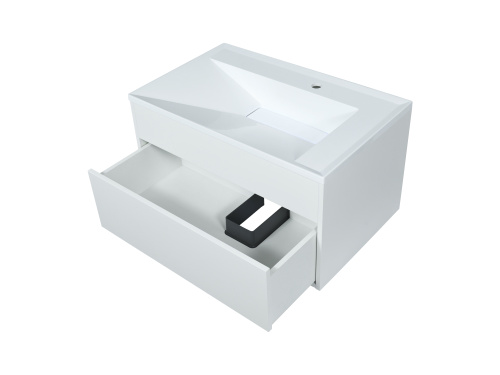 Тумба с раковиной Uperwood Lotus Premium 39340207460 80х50х44 цвет белый матовый - фото 3