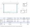 Душевой уголок Vegas-Glass ZP-U TUR+NOVO ZP-U NOVO h2000 120*90 01 07 120х90 стекло тонированное профиль белый без поддона