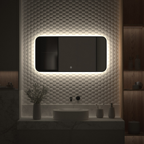 Зеркало в ванную Defesto AURA DF 2965SH 100х50 - фото 5