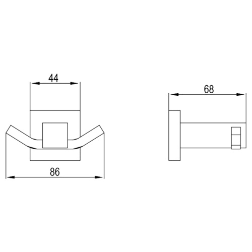 Крючок Timo Selene 10012/00 - фото 2