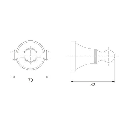 Крючок Rose RG19T RG1921T - фото 3