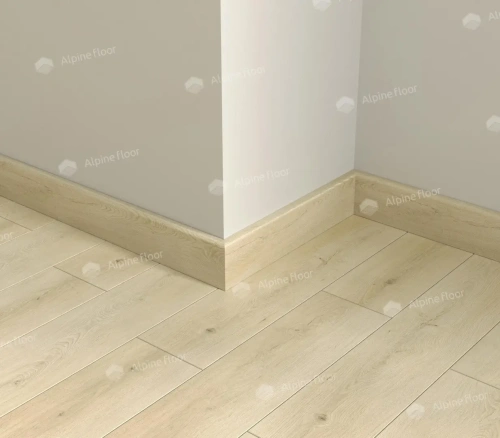 Напольный плинтус Alpine Floor Parquet Light SK 13-24 Бежевый толщина 1.25 см 2200х80 - фото 2