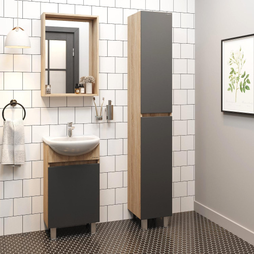 Тумба под раковину Onika Милтон 104512 43х25х68 напольная - фото 5