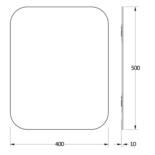 Зеркало в ванную Evoform Primary BY 0124 40х50 - фото 2