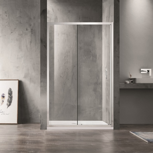 Душевая дверь Azario MILTON AZ-ND6121 1200 120x200 стекло прозрачное профиль серебро - фото 2