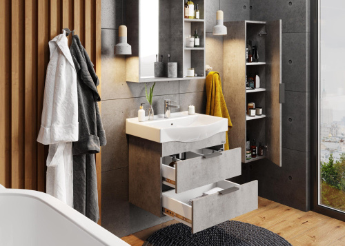 Шкаф-пенал Onika Девис 403071 30х25х120 подвесной - фото 5