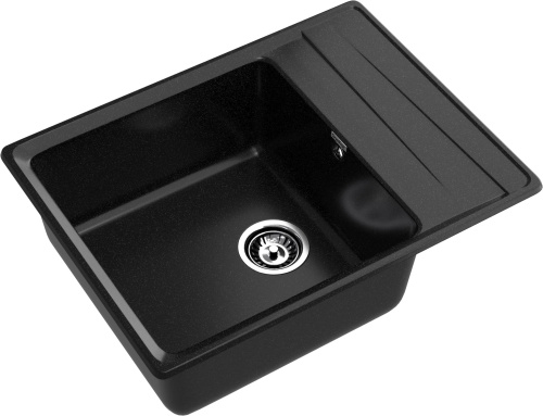 Кухонная мойка Granfest Level LV-660L черный 66х50 цвет черный поверхность матовая - фото 2