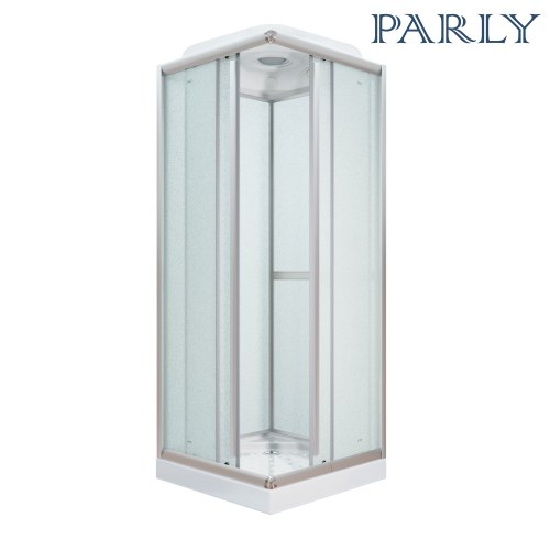 Душевая кабина Parly Frost FQ811 80х80 квадратная с крышей ориентация универсальная - фото 3