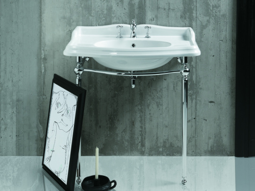 Раковина из санфаянса Simas AR 864 bia 1 hole 90х56 подвесная цвет белый - фото 2