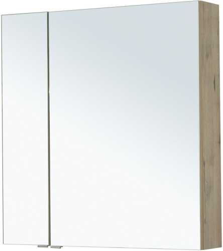 Зеркало-шкаф Aquanet Алвита New 00277537 80х17х85 подвесной цвет коричневый - фото 3