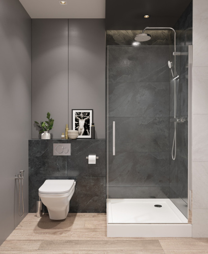 Душевой поддон Santek Палермо 1WH302476 90х90 акрил белый - фото 4