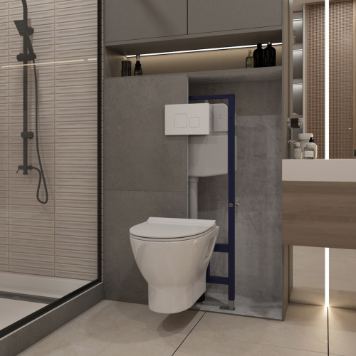 Клавиша смыва механическая Teymi Kati T70021WM цвет белый - фото 3