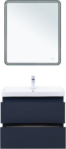 Тумба под раковину Aquanet Вега 2.0 00337948 69х46х50 подвесная цвет синий - фото 5