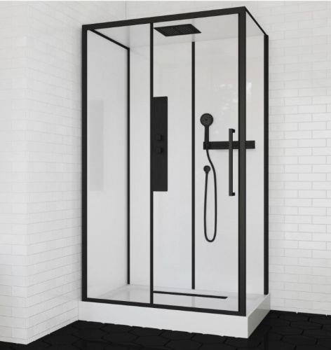 Душевая кабина Cerutti SPA AMI120 120х80 прямоугольная с крышей ориентация универсальная - фото 4