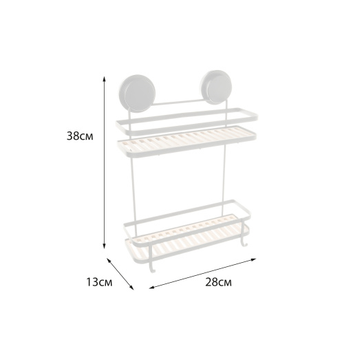 Полка в ванную комнату Fixsen Magic FX-930B-2 - фото 4