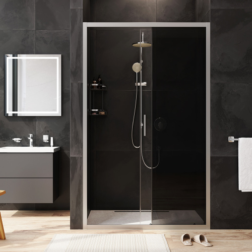 Душевая дверь Am.Pm Gem W90G-120-1-195MG 120х195 стекло прозрачное профиль хром матовый - фото 4