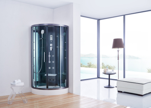 Душевая кабина SSWW BU601 90х90 четверть круга с крышей ориентация универсальная - фото 2