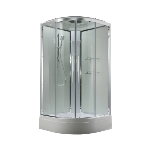 Душевая кабина AvaCan EM EM3010T 100х100 четверть круга с крышей ориентация универсальная - фото 3