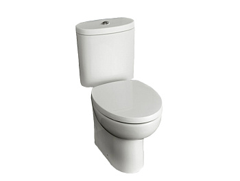 Унитаз напольный с бачком Hatria ERIKA PRO Q YXBQ01* белый с сиденьем микролифт душевой смыв