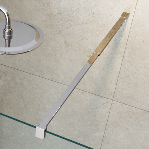 Душевая перегородка Cezares LIBERTA LIBERTA-L-1-140-C-Cr 140х195 стекло прозрачное профиль хром глянцевый - фото 3