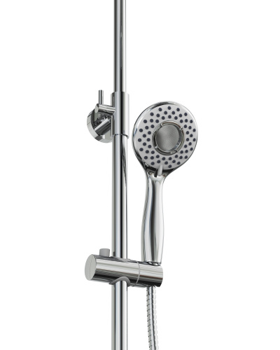 Душевая стойка Tokito Rain TOK-RAI-1017 настенная цвет хром - фото 4