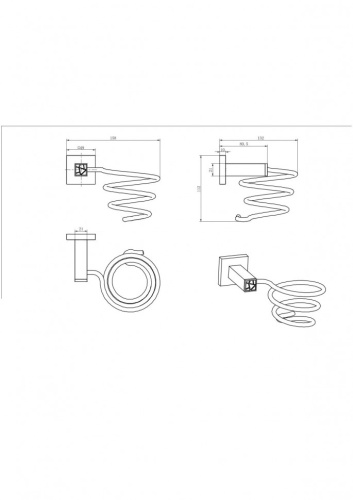 Держатель для фена CeramaLux Venezia 88616-1 - фото 2