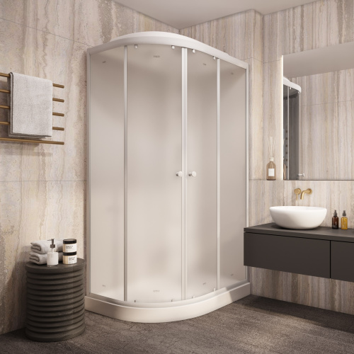 Душевая кабина Parly Effect EF1231R 120х80 асимметричная с крышей ориентация левая - фото 5