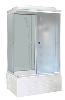 Душевая кабина Royal Bath ВР RB8100BP6-WC-R 100х80 прямоугольная с крышей ориентация правая