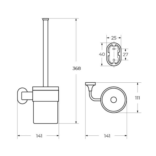 Ершик Art&Max OVALE AM-E-4081 - фото 2
