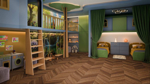 Кварцвиниловая плитка Damy Floor CHEVRON LVT DF07-Ch-LVT Шайо толщина 0.25 см 43 класс 600х127 - фото 3