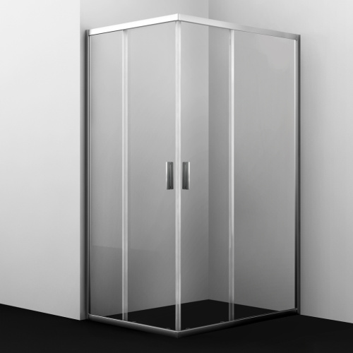 Душевой уголок Wasserkraft Lippe 45S 45S07 120х90 стекло прозрачное профиль хром глянцевый без поддона - фото 3