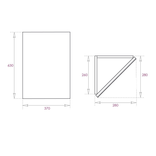 Зеркало-шкаф Onika Мини 303002 40х28х63 подвесной цвет белый - фото 3