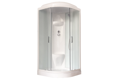 Душевая кабина Royal Bath НК RB100HK6-WC 100х100 четверть круга с крышей ориентация универсальная