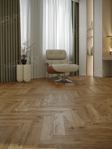 Ламинат Norland Elegant Herringbone Strong LF304-18 Дуб Корсика толщина 1.2 см 34 класс 600х100 - фото 4