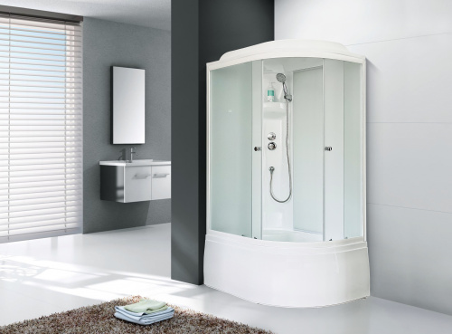 Душевая кабина Royal Bath BK RB8120BK4-MM-L 120х80 асимметричная с крышей ориентация левая - фото 3