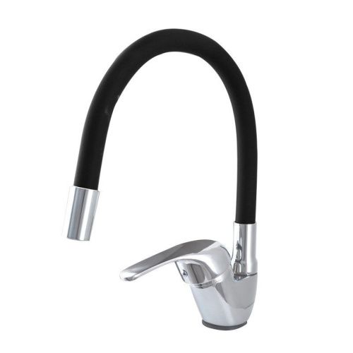 Смеситель для кухни Сантаком StOmega 3398-2 на мойку черный - фото 2